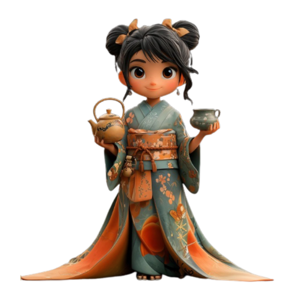 Yumi’s Treasures – Personalized Family Portrait (Custom Illustrated Keepsake)